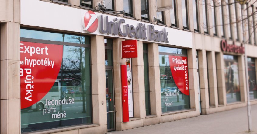 Pobočka UniCredit Bank.